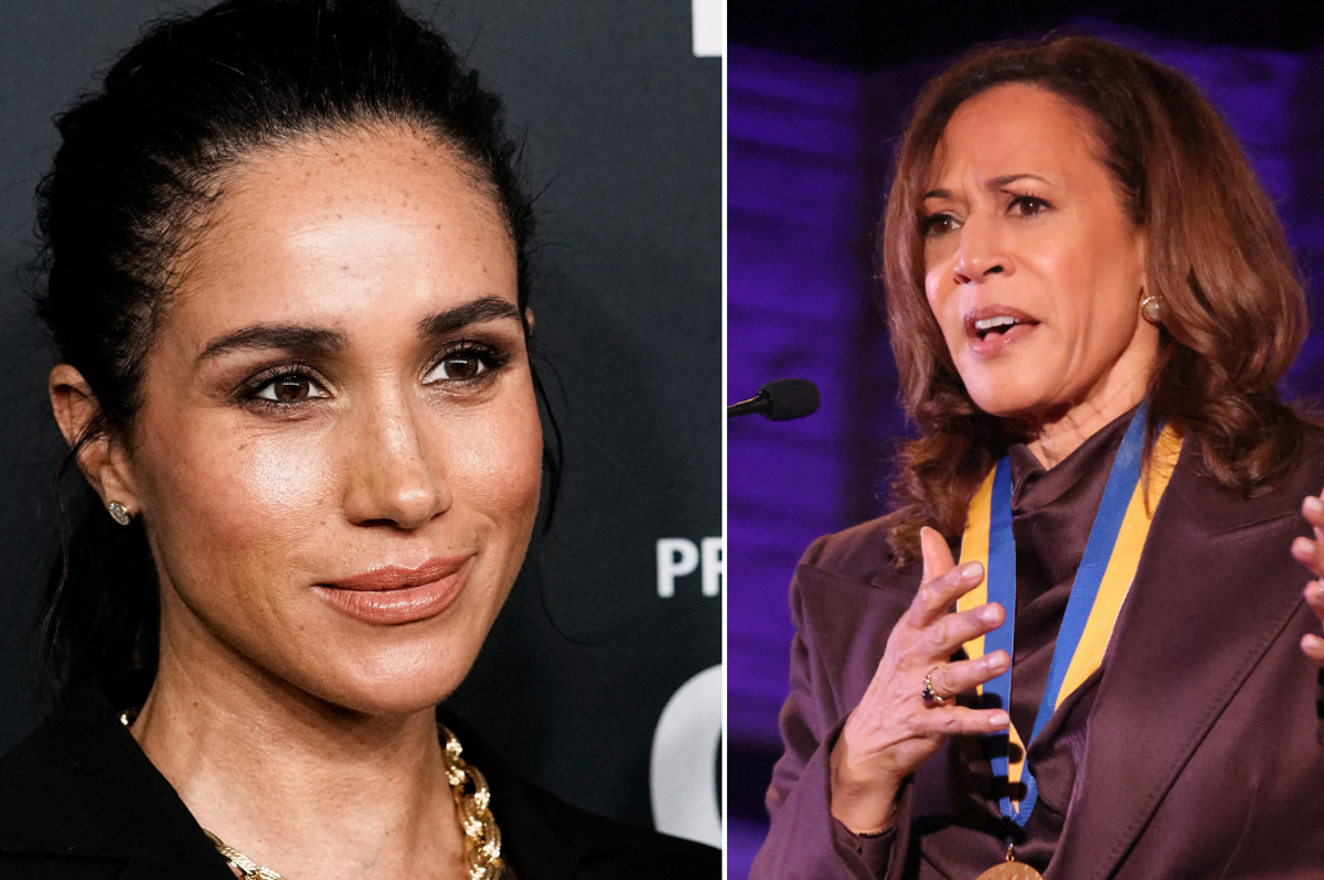 Meghan Markle and Kamala Harris