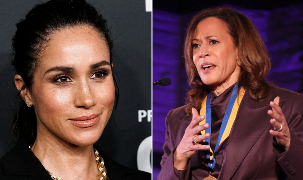 Meghan Markle and Kamala Harris