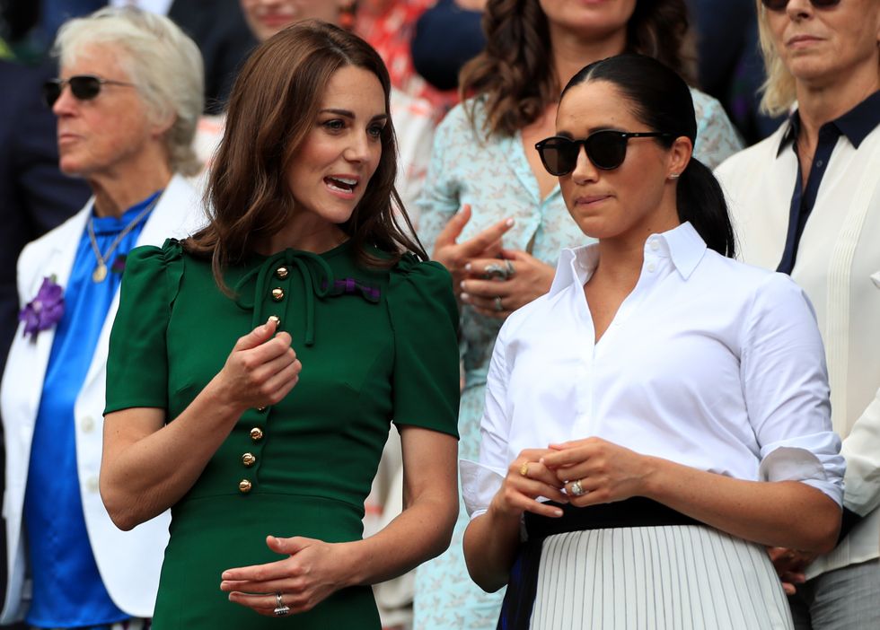Meghan Markle and Kate Middleton