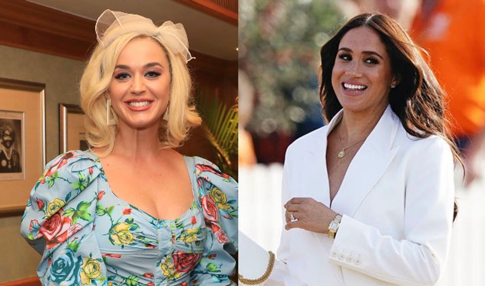Meghan Markle and Katy Perry