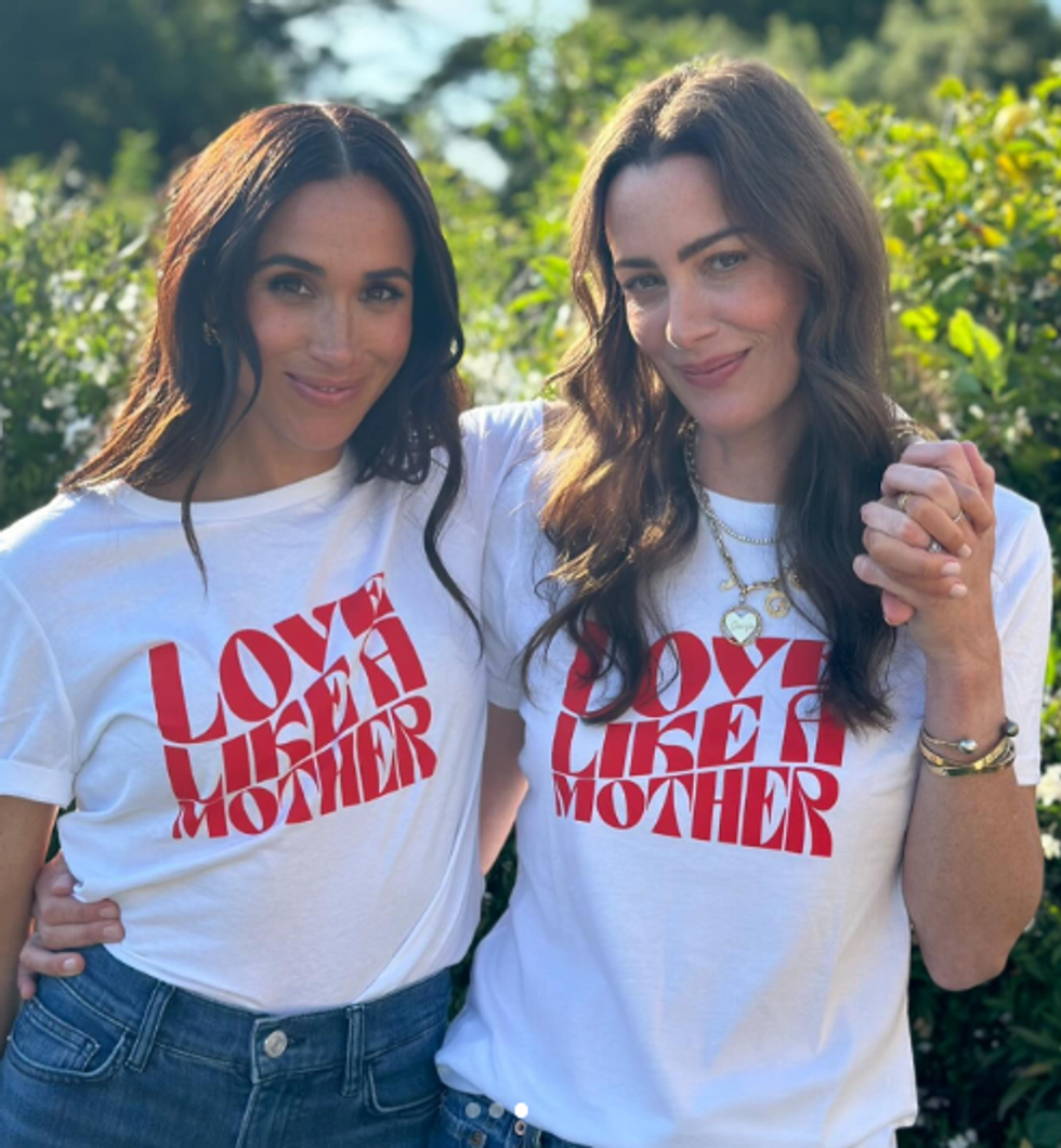 Meghan Markle and Kelly McKee Zajfen