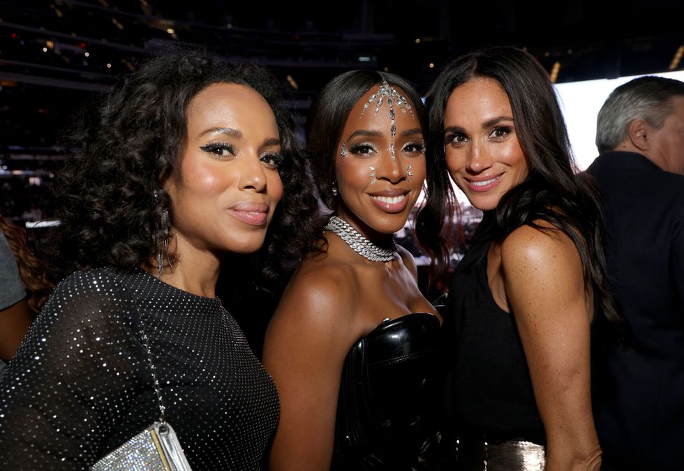 Meghan Markle and Kelly Rowland