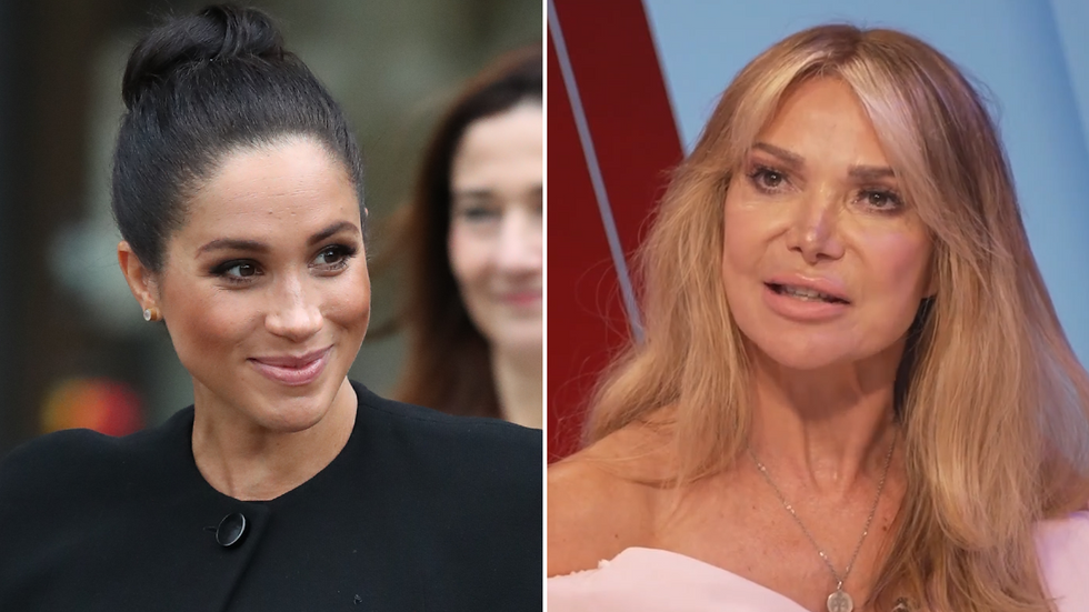 Meghan Markle and Lizzie Cundy
