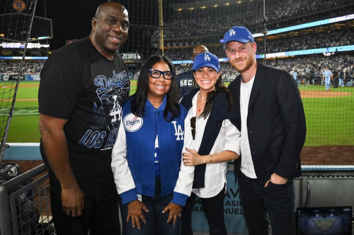 Meghan Markle and Magic Johnson