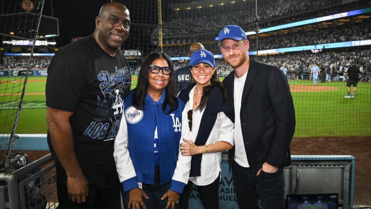 Meghan Markle and Magic Johnson