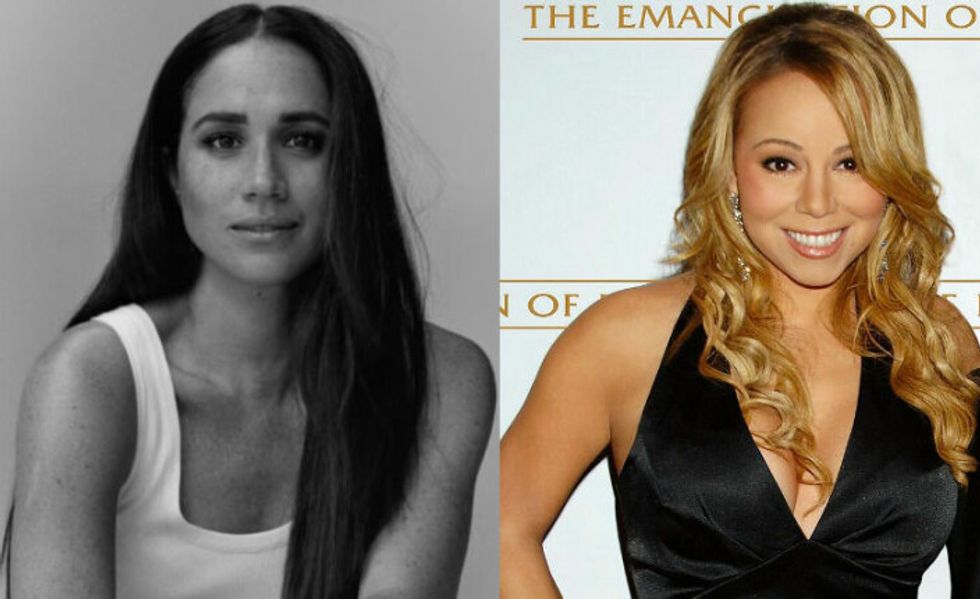 Meghan Markle and Mariah Carey