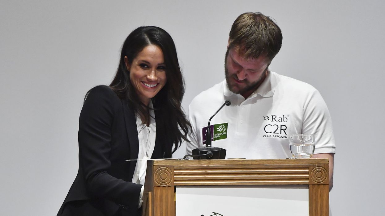 Meghan Markle and Neil Heritage