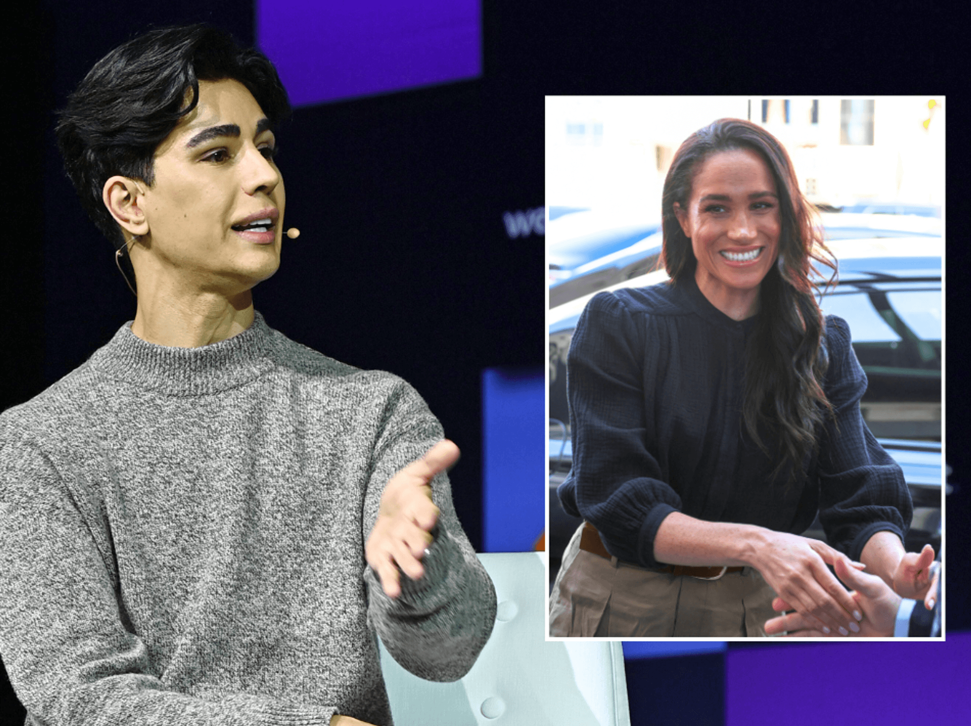 Meghan Markle and Omid Scobie