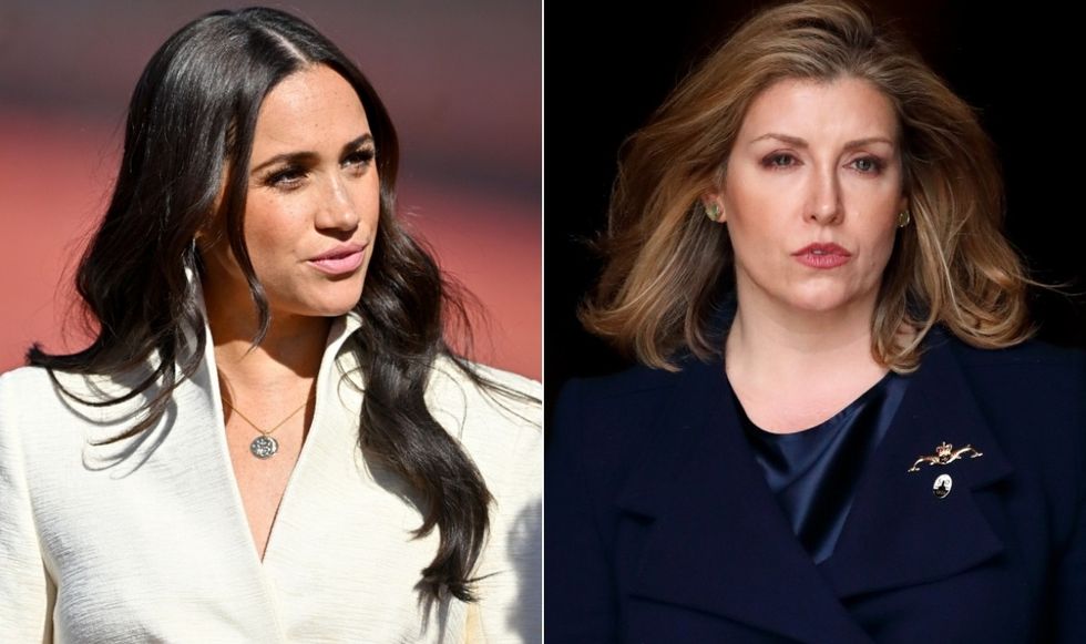 Meghan Markle and Penny Mordaunt