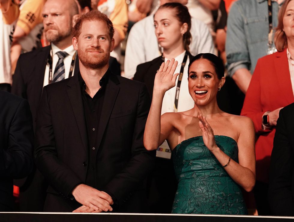 Meghan Markle and Prince Harry attend the Invictus Games in Dusseldorf