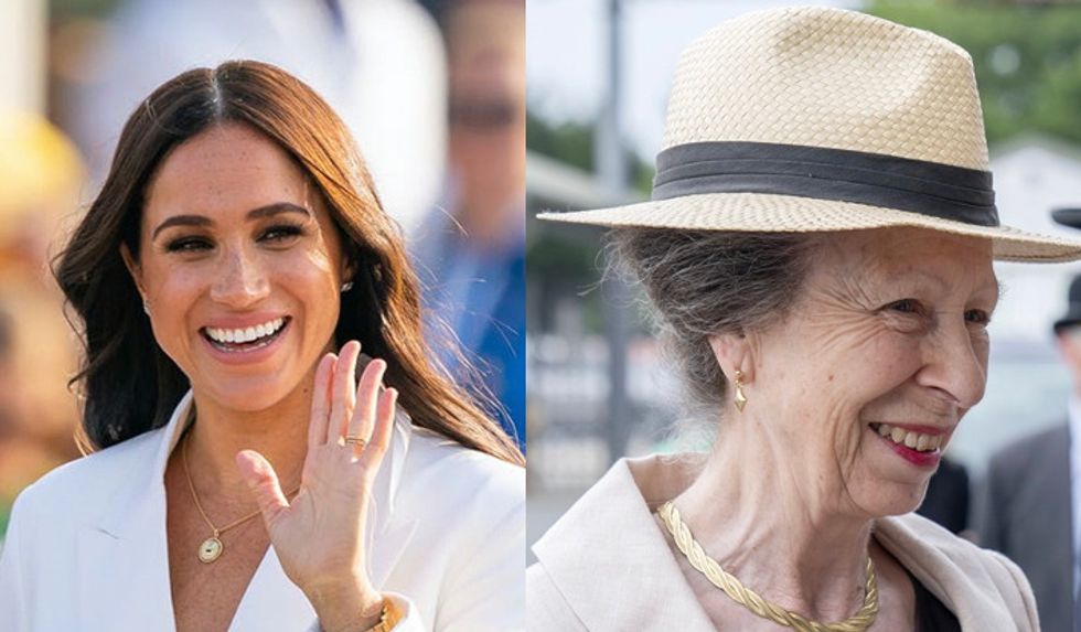 Meghan Markle and Princess Anne