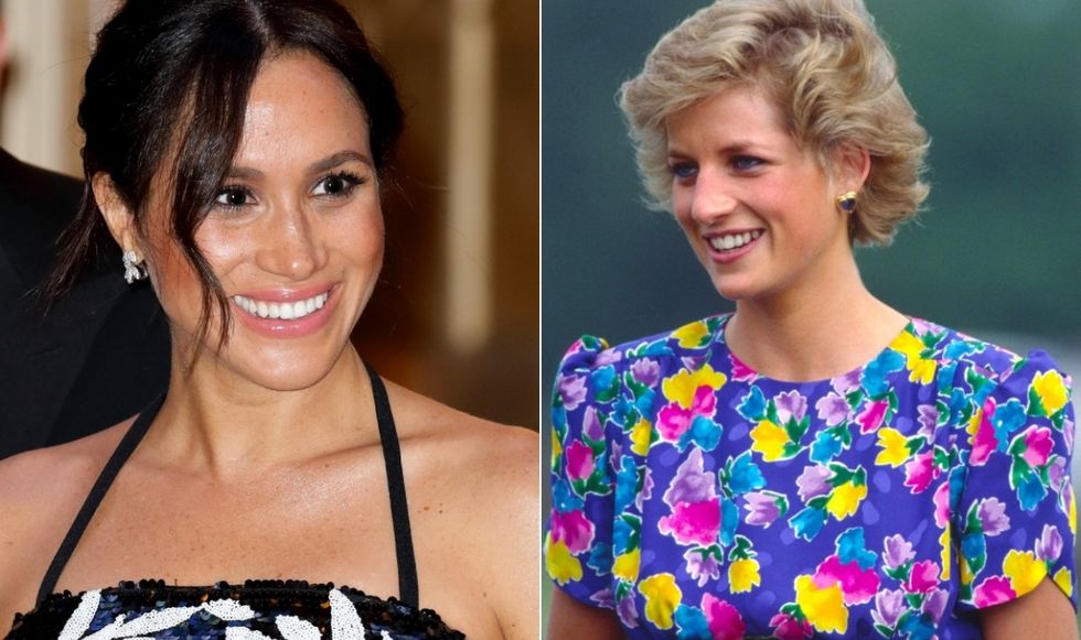 Meghan Markle and Princess Diana