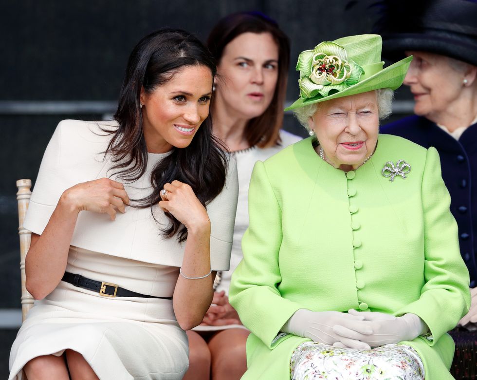 Meghan Markle and Queen Elizabeth