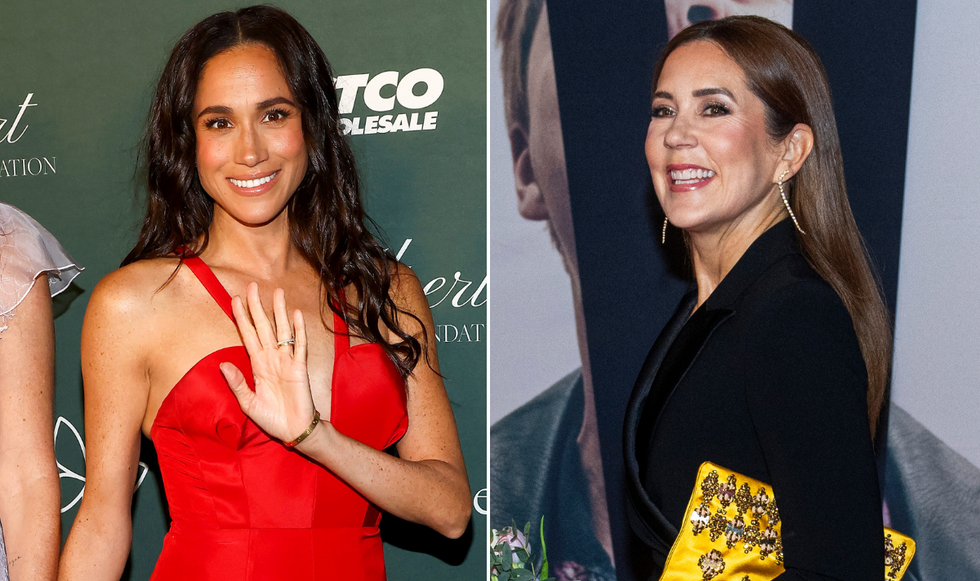 Meghan Markle and Queen Mary