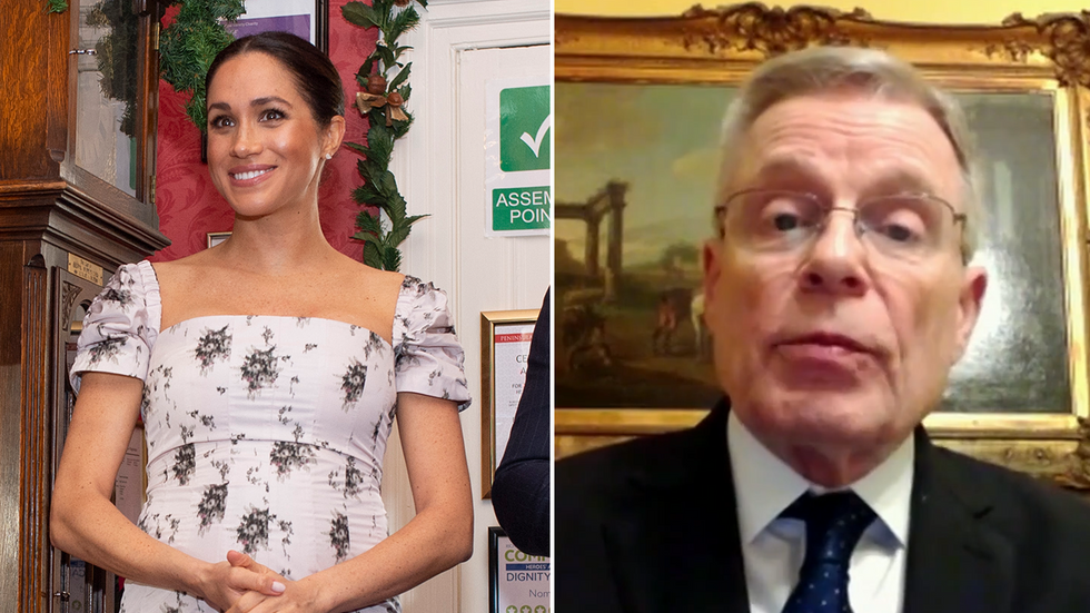 Meghan Markle and Richard Fitzwilliams