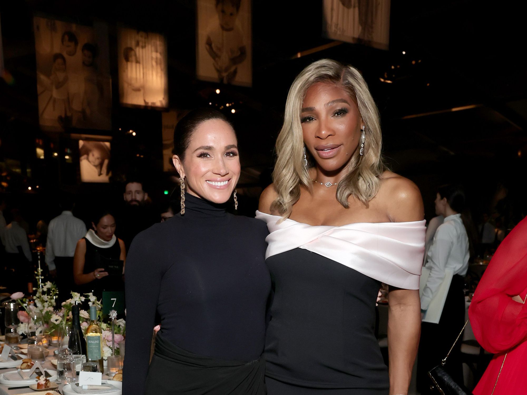 Meghan Markle and Serena Williams