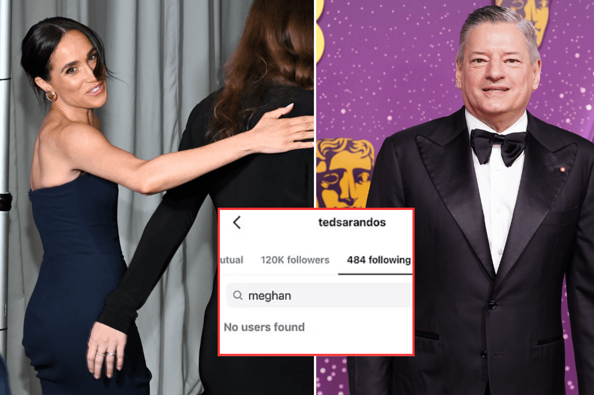 Meghan Markle and Ted Sarandos