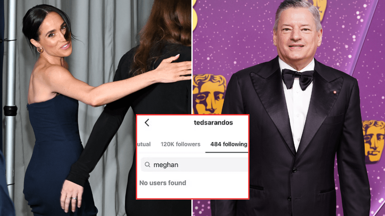 Meghan Markle and Ted Sarandos