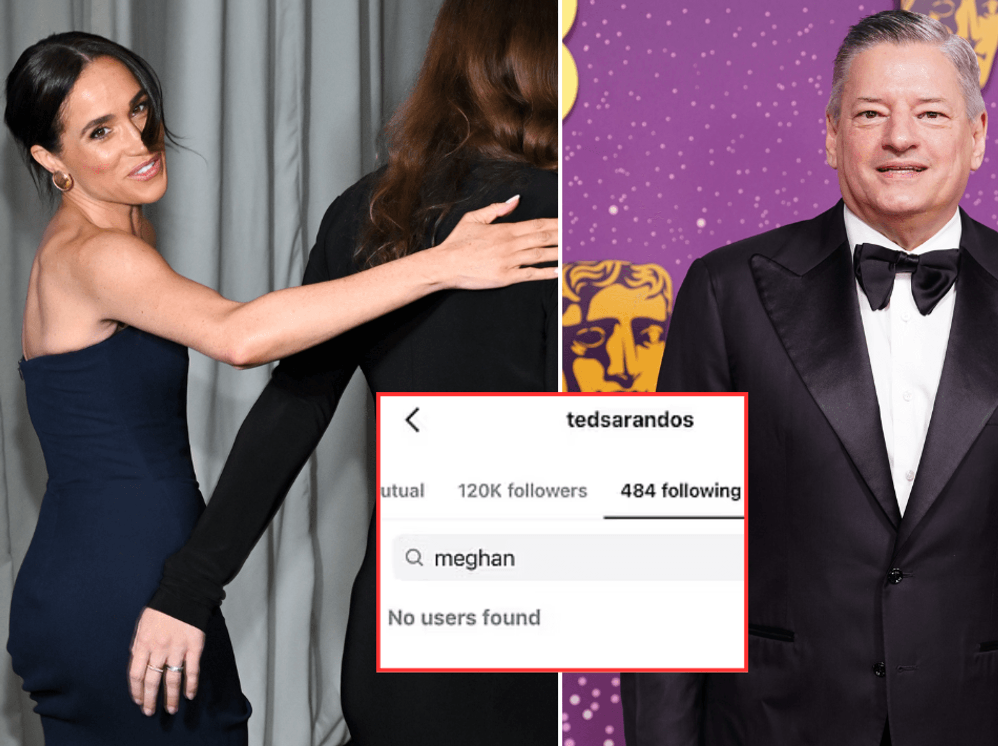 Meghan Markle and Ted Sarandos