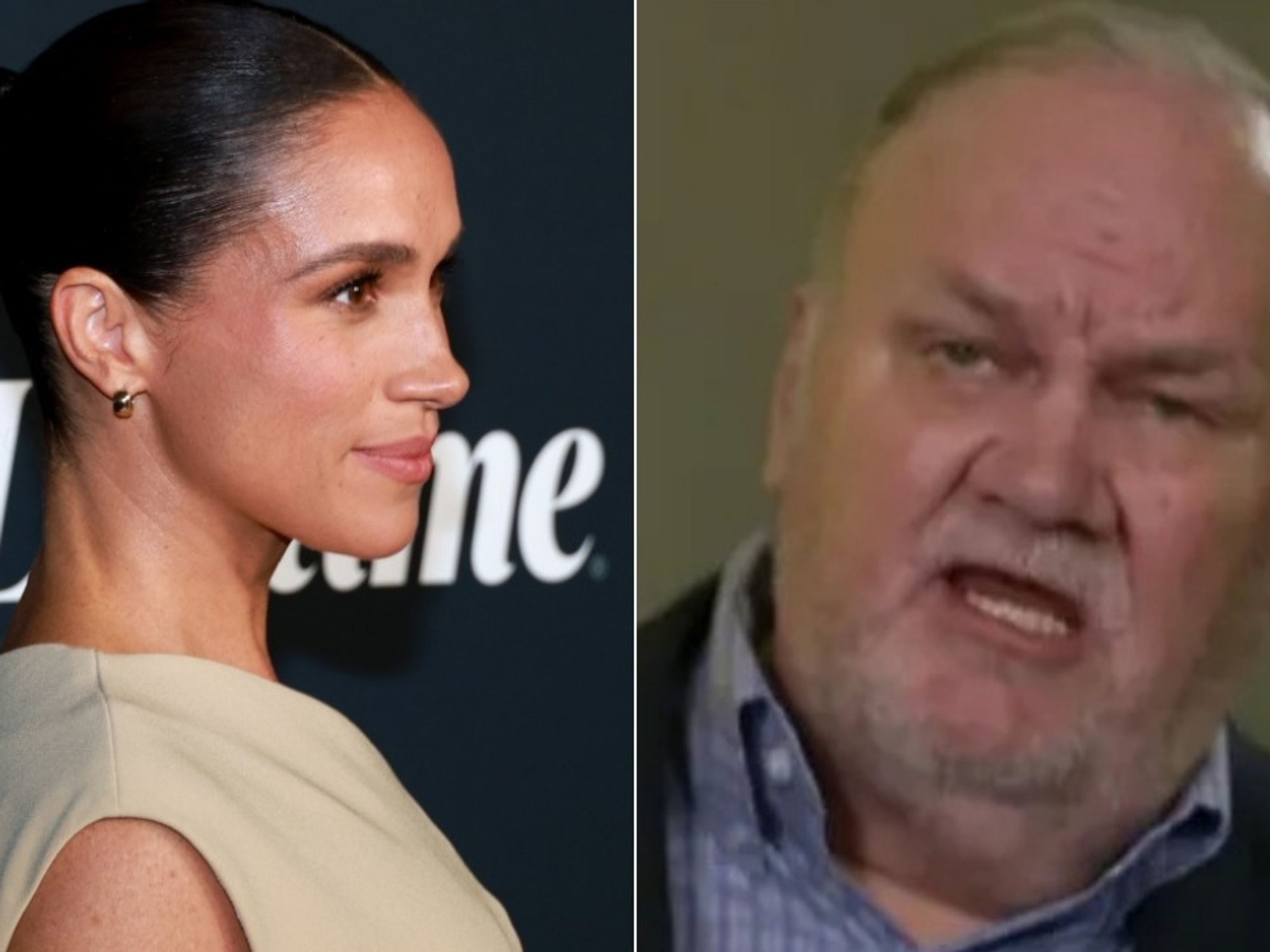 Meghan Markle and Thomas Markle