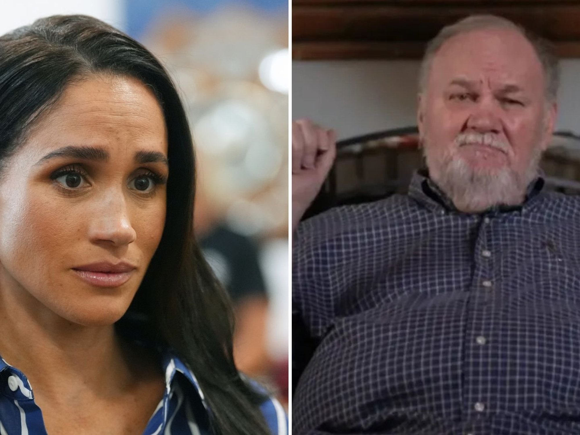 Meghan Markle and Thomas Markle