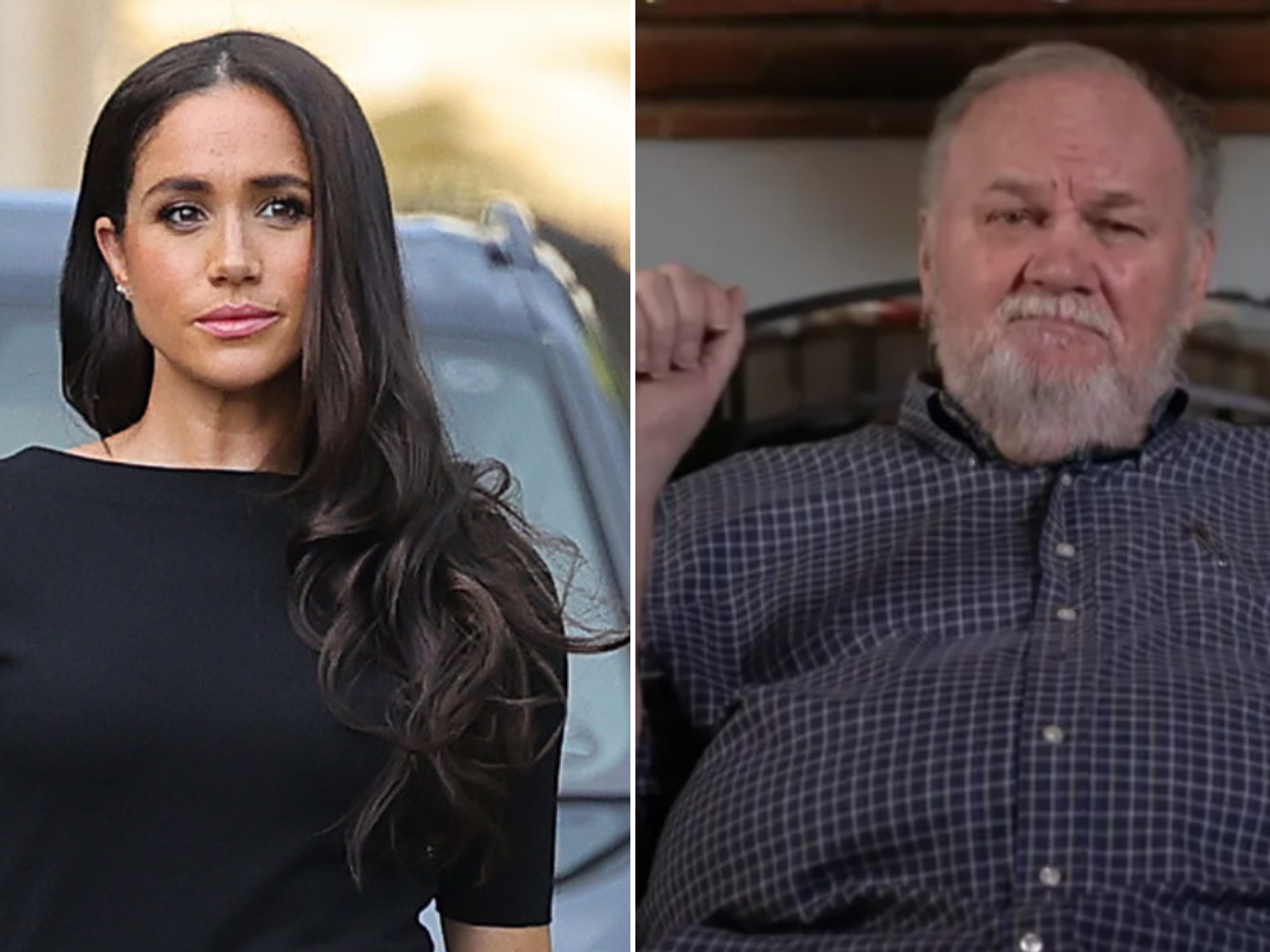 Meghan Markle and Thomas Markle