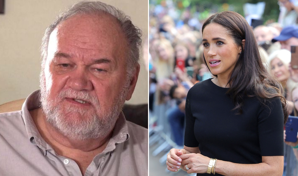 Meghan Markle and Thomas Markle