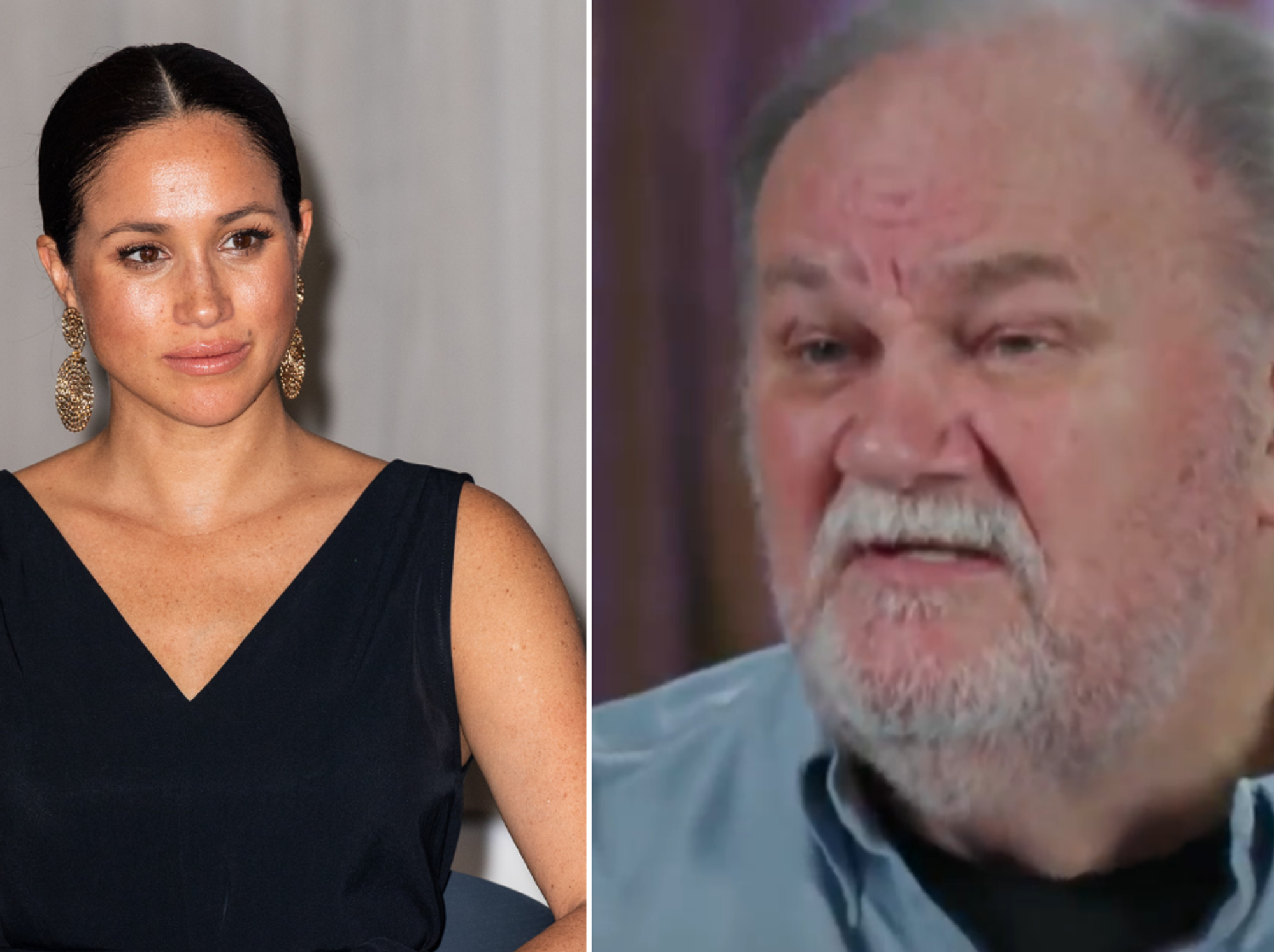 Meghan Markle and Thomas Markle