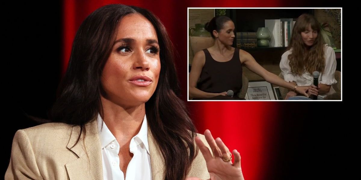 Meghan Markle involved in awkward microphone moment during latest public appearance Meghan Markle involved in awkward microphone moment during latest public appearance
