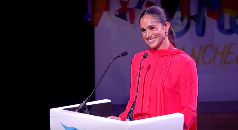 Meghan Markle in Manchester on Monday