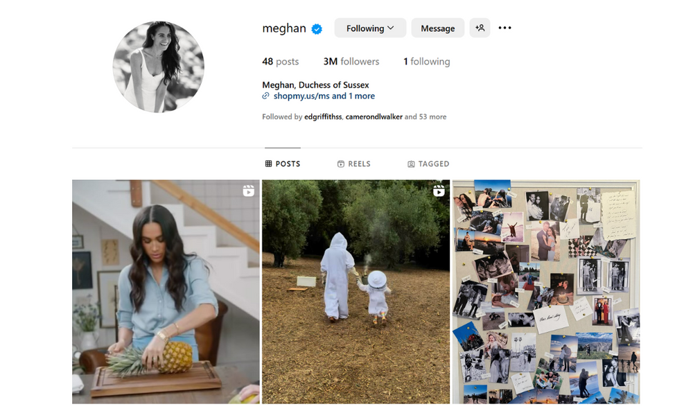 Meghan Markle Instagram