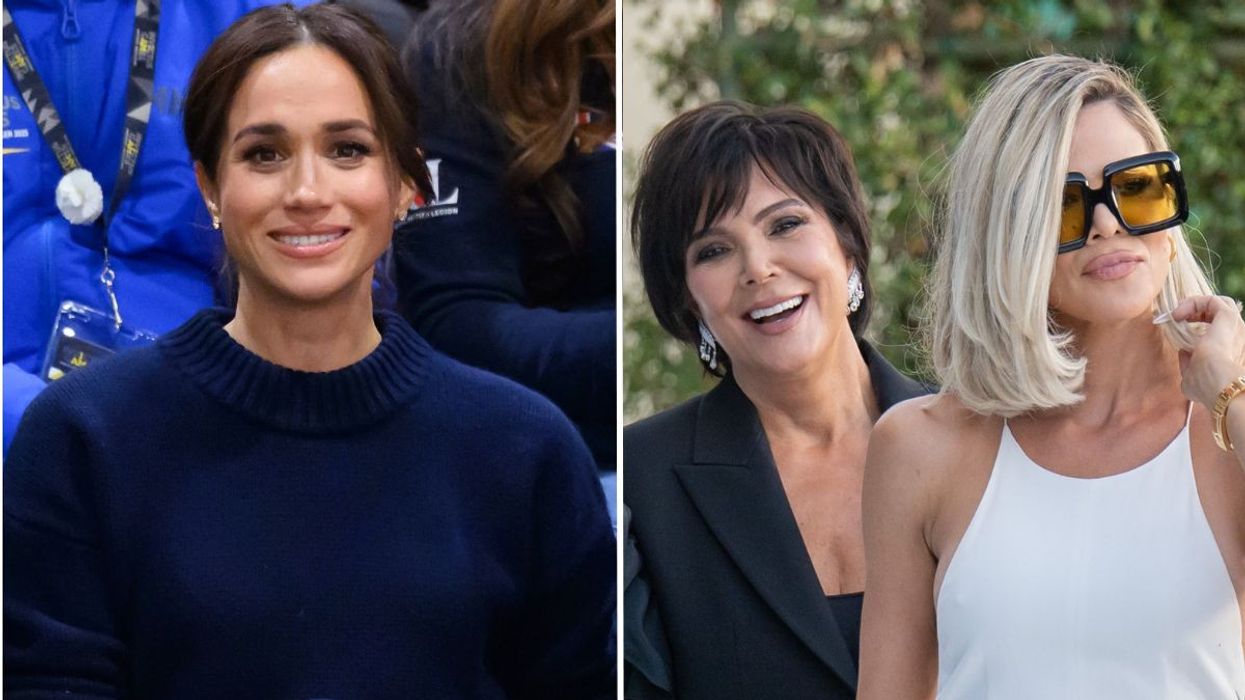 Meghan Markle, Khloe Kardashian and Kris Jenner