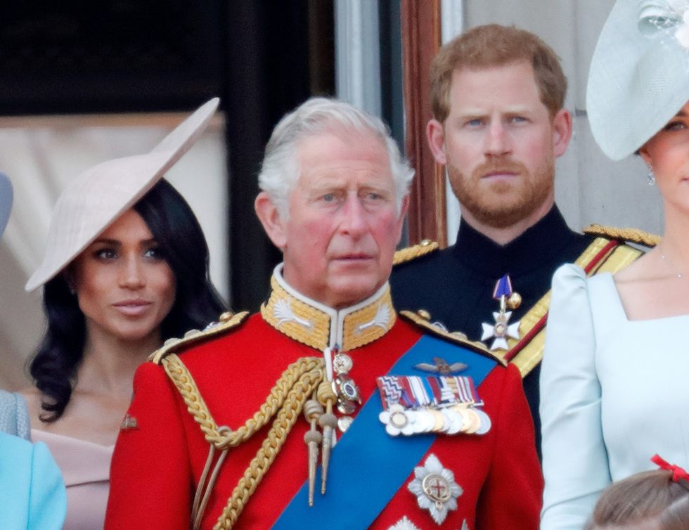 Meghan Markle, King Charles, Prince Harry
