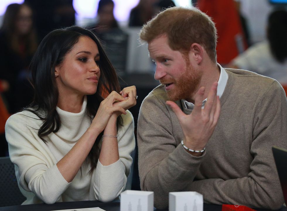 Meghan Markle (left) and Prince Harry (right)