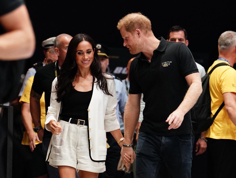Meghan Markle (left) and Prince Harry (right)
