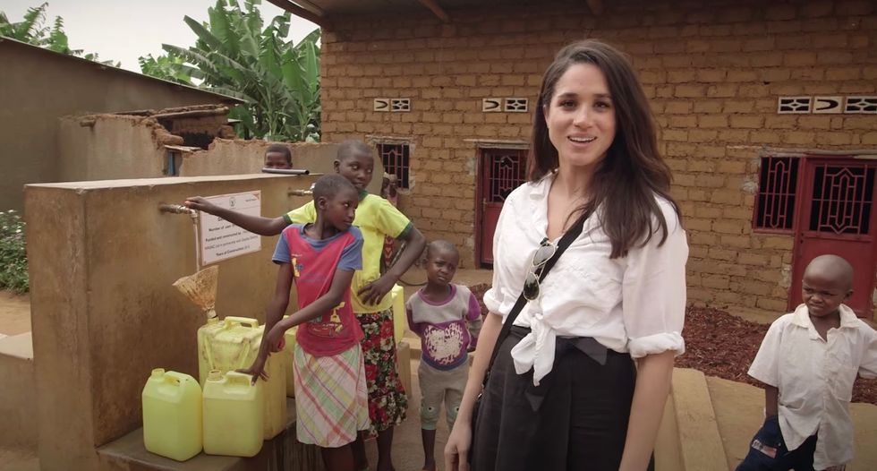 Meghan Markle made the trip to Rwanda in 2016