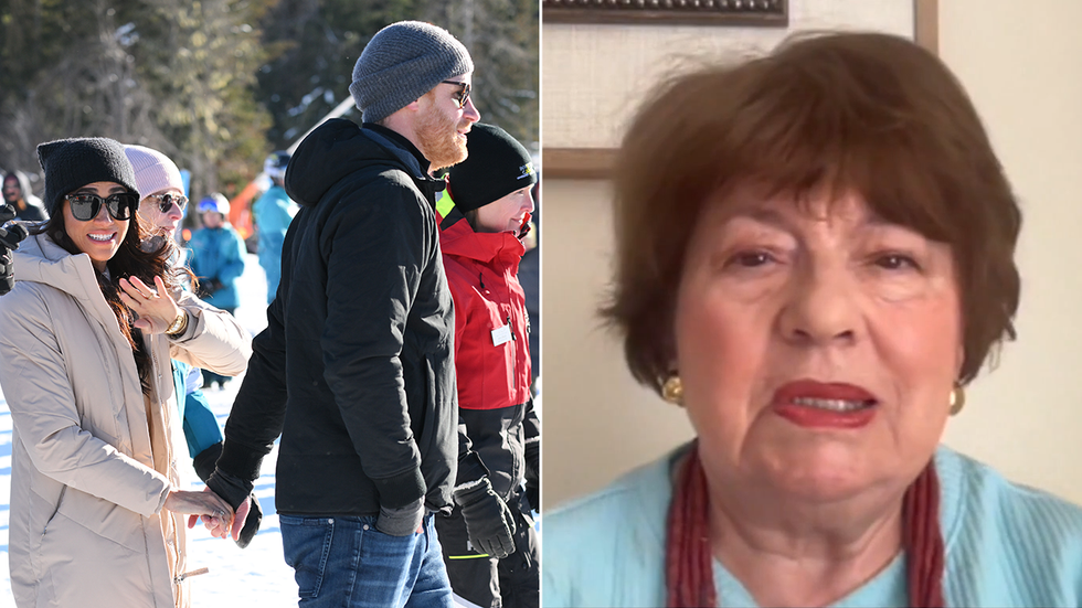 Meghan Markle, Prince Harry and Angela Levin