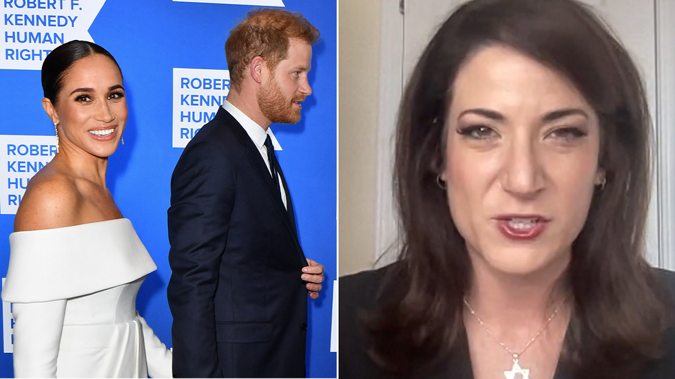Meghan Markle, Prince Harry and Batya Ungar-Sargon