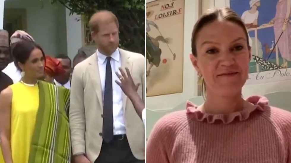 Meghan Markle, Prince Harry and Charlotte Griffiths