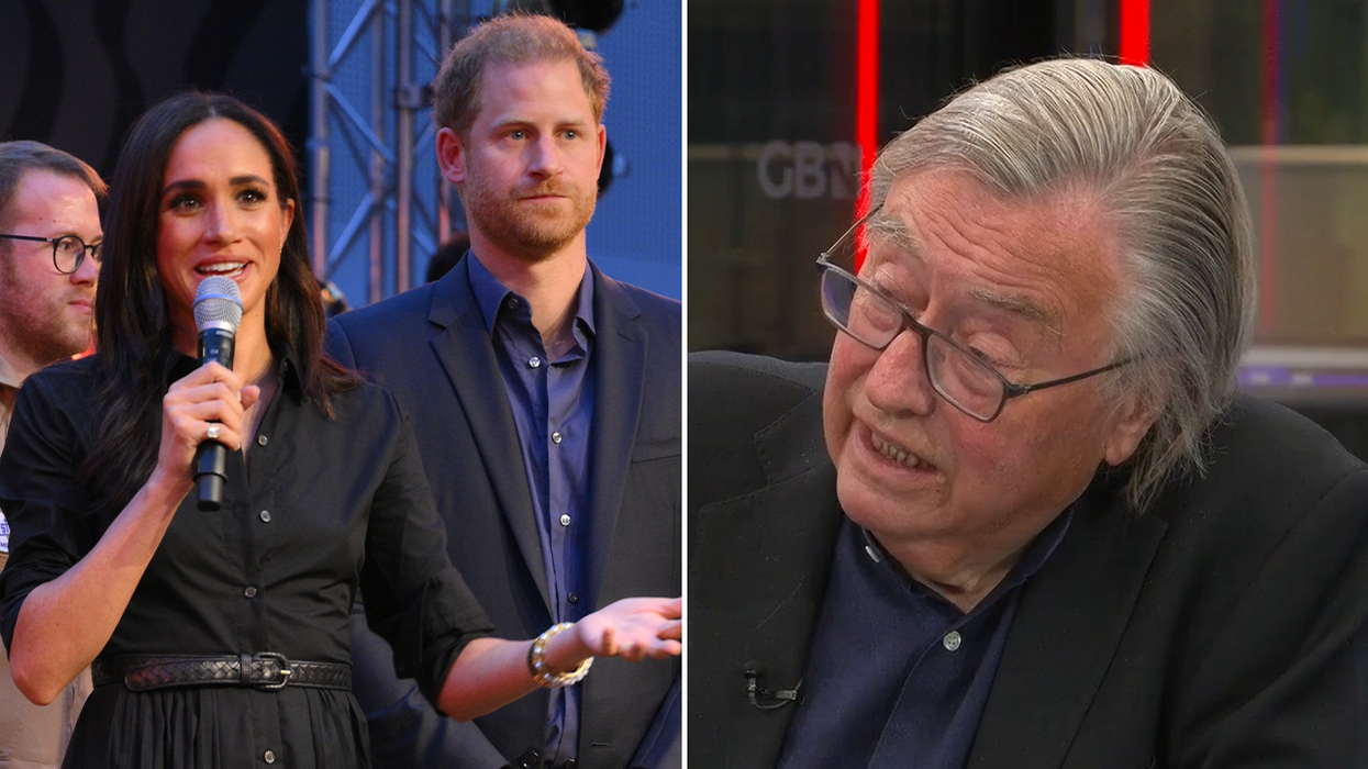 Meghan Markle, Prince Harry and David Mellor