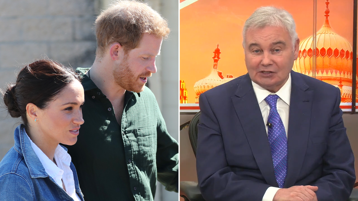 Meghan Markle, Prince Harry and Eamonn Holmes
