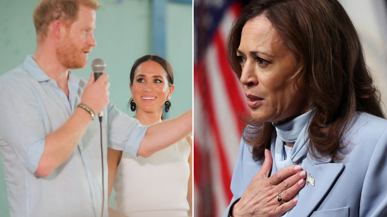 Meghan Markle, Prince Harry and Kamala Harris