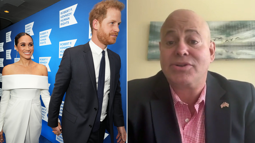 Meghan Markle, Prince Harry and Lee Cohen