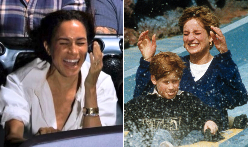Meghan Markle, Prince Harry and Princess Diana