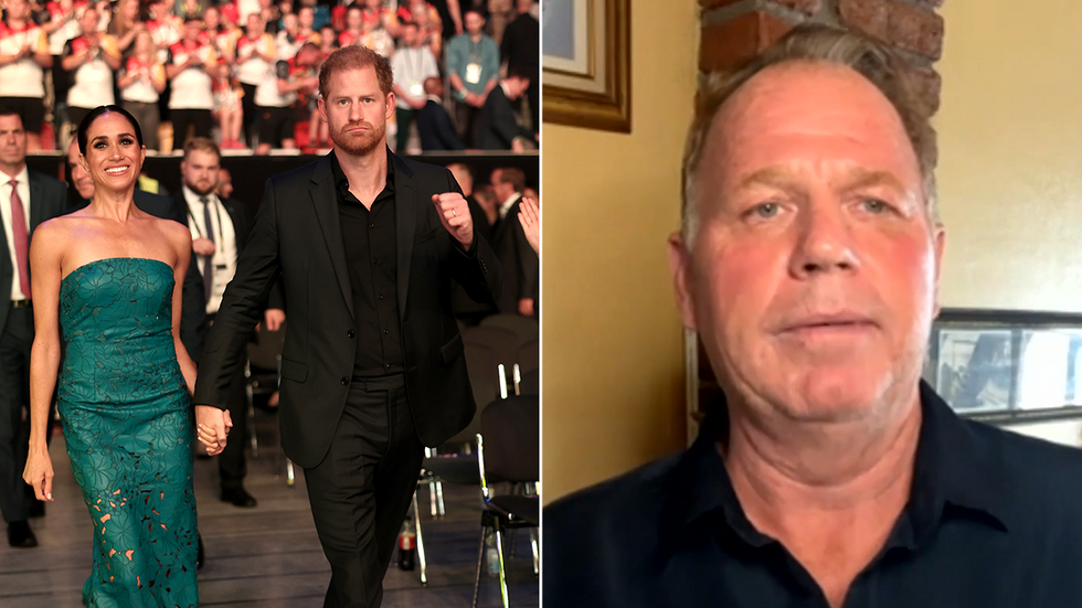 Meghan Markle, Prince Harry and Thomas Markle Jr