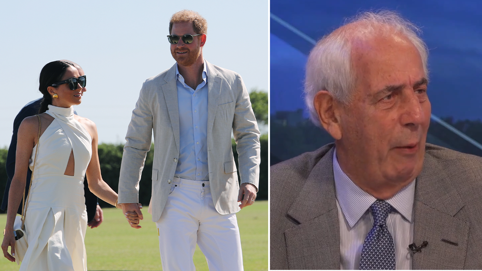 Meghan Markle, Prince Harry and Tom Bower