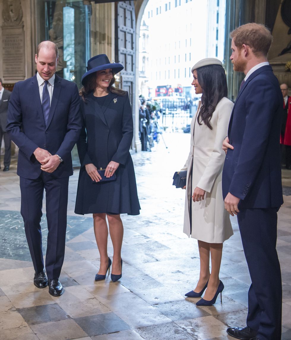 Meghan Markle, Prince Harry, Prince William, Princess Kate