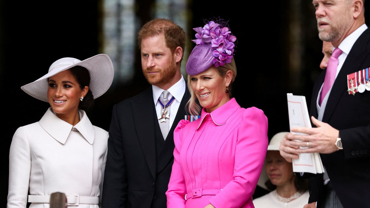 Meghan Markle, Prince Harry, Zara Tindall and Mike Tindall