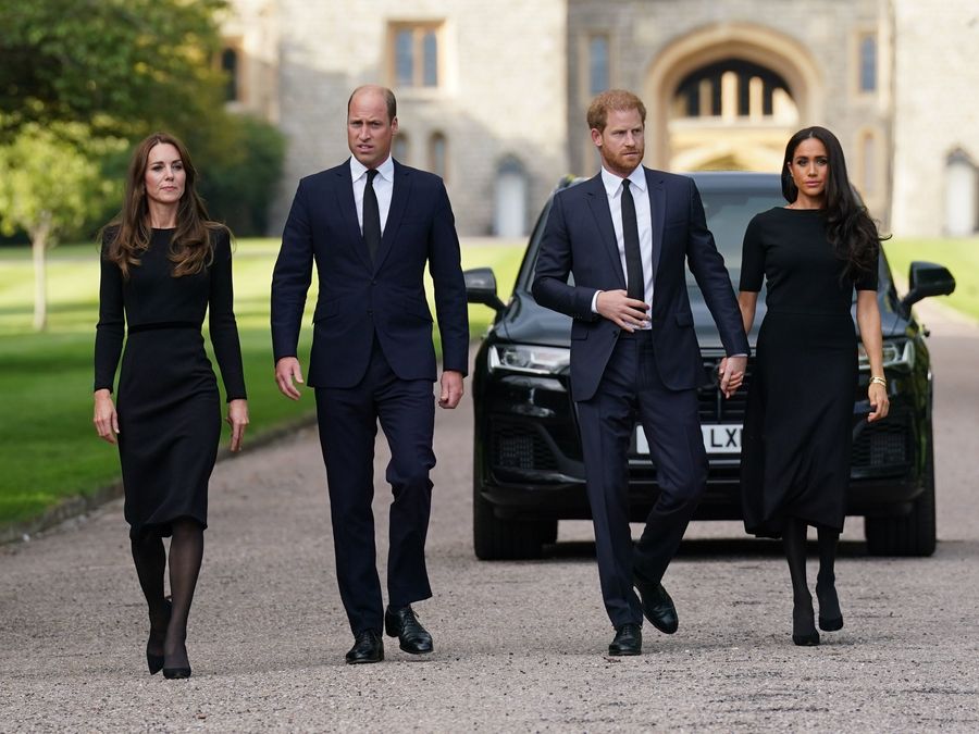 Meghan Markle, Prince Harrym Prince William, Kate Middleton