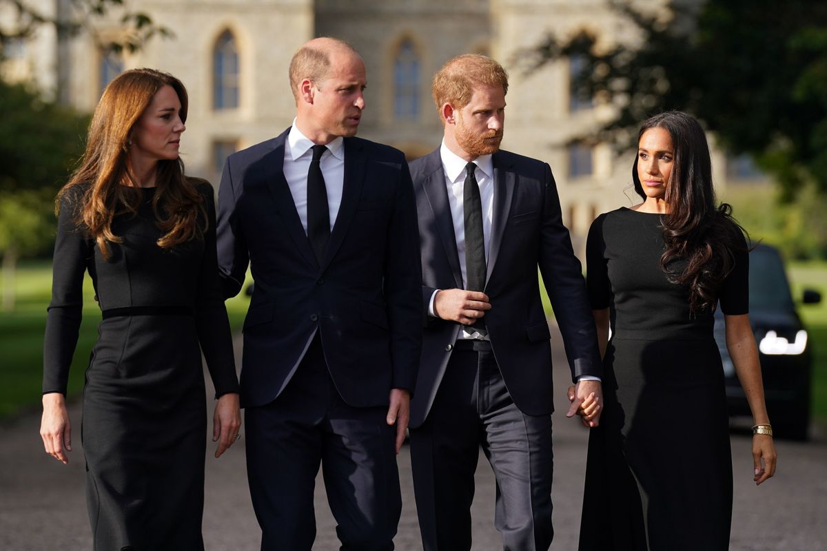 Meghan Markle, Prince William and Kate Middleton